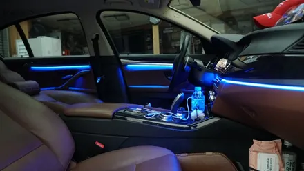 BMW 520D F10 엠비언트 시공기 / 부산 진구, 김해