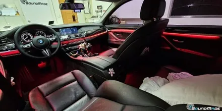 BMW 5시리즈 F10 비노출엠비언트 시공기! / 부산 진구, 김해