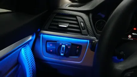 BMW 4 스마트폰과 연동되는 엠비언트 라이트 시공후기 / 부산 진구, 김해