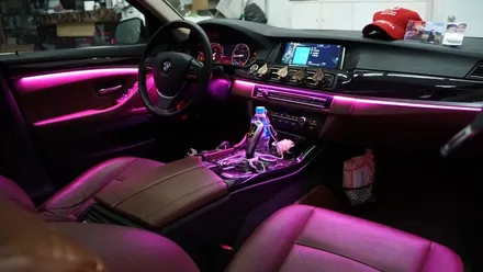 BMW 520D F10 엠비언트 시공기 / 부산 진구, 김해