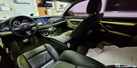 BMW 5시리즈 F10 비노출엠비언트 시공기! / 부산 진구, 김해