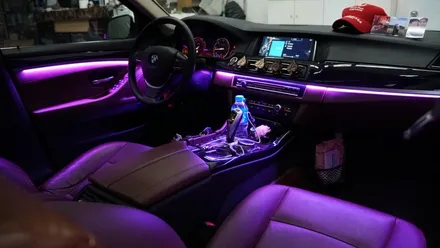 BMW 520D F10 엠비언트 시공기 / 부산 진구, 김해
