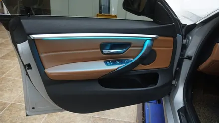 BMW 4 스마트폰과 연동되는 엠비언트 라이트 시공후기 / 부산 진구, 김해