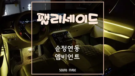 팰리세이드 순정연동 엠비언트 무드등 시공후기 / 부산 진구, 김해