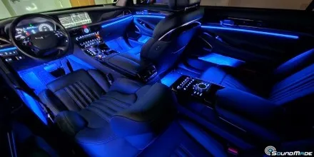 제네시스 eq900 순정엠비언트 광량업 시공기 / 부산 진구, 김해