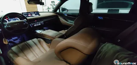 제네시스 G80 글로우모션 엠비언트 시공기 / 부산 진구, 김해