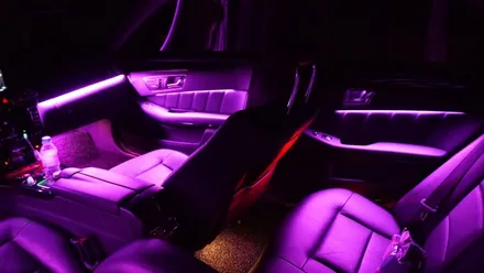 벤츠 E 63AMG 엠비언트 무드등 시공기 / 부산 진구, 김해