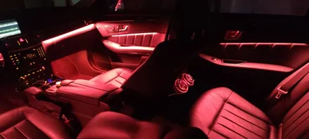 부산 벤츠 E300 벤츠감성으로 엠비언트 무드등 시공 / 부산 진구, 김해