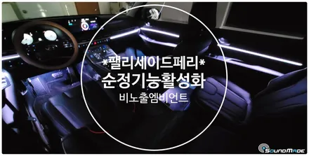 부산엠비언트 팰리세이드 페이스리프트 순정활성화 비노출엠비언트 / 부산 진구, 김해