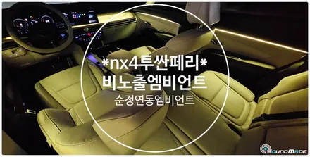 nx4투싼 페이스리프트 비노출엠비언트 시공기 / 부산 진구, 김해