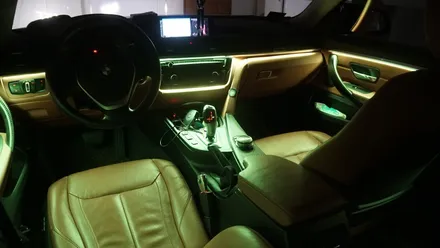 BMW 4 스마트폰과 연동되는 엠비언트 라이트 시공후기 / 부산 진구, 김해