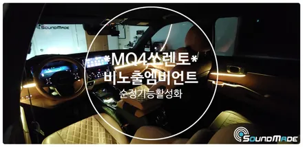 MQ4 쏘렌토 비노출엠비언트 시공기~ / 부산 진구, 김해