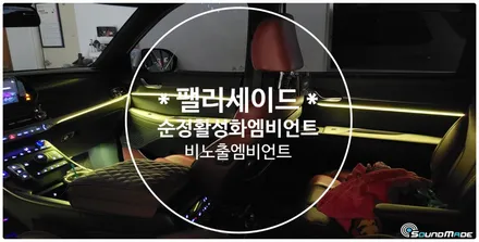 팰리세이드 순정활성화 비노출엠비언트 부산입니다. / 현대 / 팰리세이드 / 부산 진구