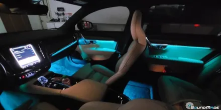 VOLVO S90 순정엠비언트 광량업시공기 / 부산 진구, 김해