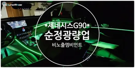 제네시스G90 비노출엠비언트 전문점입니다. / 부산 진구, 김해