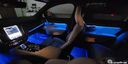 VOLVO S90 순정엠비언트 광량업시공기 / 부산 진구, 김해