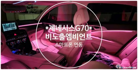 제네시스G70 비노출엠비언트 전문점! / 부산 진구, 김해