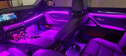 부산 BMW 520d 엠비언트 라이트 실내무드등 실내튜닝 / 부산 진구, 김해
