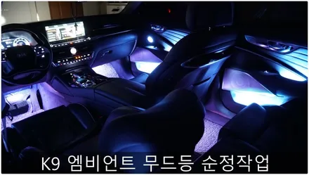 K9 엠비언트 무드등 순정작업 / 부산 진구, 김해