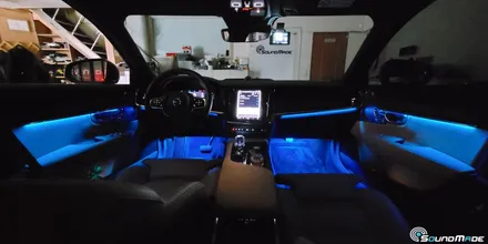 VOLVO S90 순정엠비언트 광량업시공기 / 부산 진구, 김해