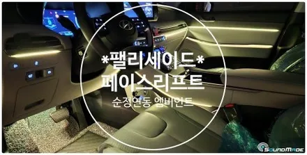 팰리세이드 페이스리프트 순정활성화 비노출엠비언트 / 부산 진구, 김해