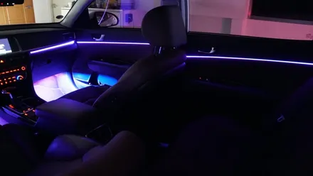 부산 K5 2세대 블랙 광섬유 엠비언트 무드등 시공 / 부산 진구, 김해