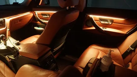 BMW 4 스마트폰과 연동되는 엠비언트 라이트 시공후기 / 부산 진구, 김해