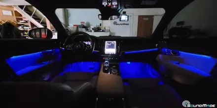 VOLVO S90 순정엠비언트 광량업시공기 / 부산 진구, 김해