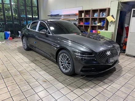제네시스 G80(RG3), 3M 화이트유광 전체랩핑/인천랩핑/인천전체랩핑/카스킨 / 인천 서구, 부평, 부천