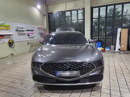 제네시스 G90, 3M 사틴화이트 전체랩핑시공/인천랩핑/인천전체랩핑/제네시스랩핑 / 인천 서구, 부평, 부천