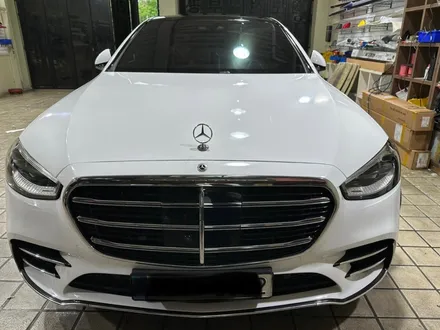 인천 벤츠랩핑_BENZ S클래스 에이버리 화이트유광 랩핑 시공후기 / 인천 서구, 부평, 부천