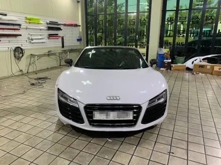 자동차랩핑 인천 아이캐칭_아우디 R8 V10 스파이더, 에이버리 옐로우 전체랩핑 시공후기 / 인천 서구, 부평, 부천