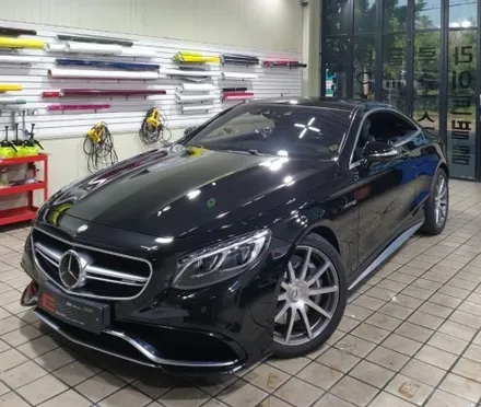 자동차랩핑 인천 아이캐칭_벤츠S63 AMG 3M 화이트스파클골드 전체랩핑 시공후기 / 인천 서구, 부평, 부천