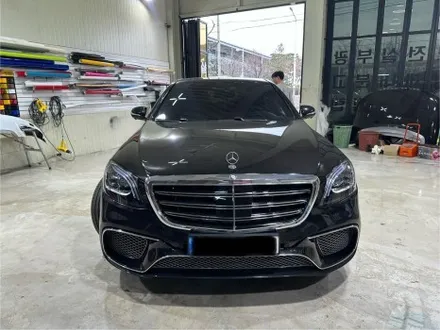 자동차랩핑 인천 아이캐칭_벤츠 S400, 에이버리 고광택 유광화이트 시공후기 / 인천 서구, 부평, 부천