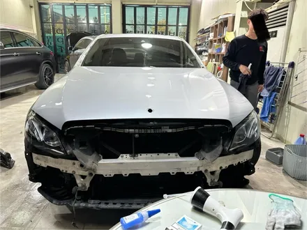 인천 벤츠랩핑 아이캐칭 사틴화이트펄 시공 / 인천 서구