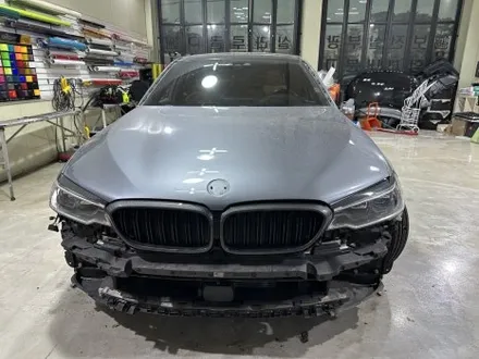 BMW 5시리즈 전체랩핑｜올드한 실버에서 사틴블랙으로 완벽 변신 / 인천 서구