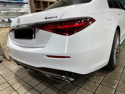 인천 벤츠랩핑_BENZ S클래스 에이버리 화이트유광 랩핑 시공후기 / 인천 서구, 부평, 부천