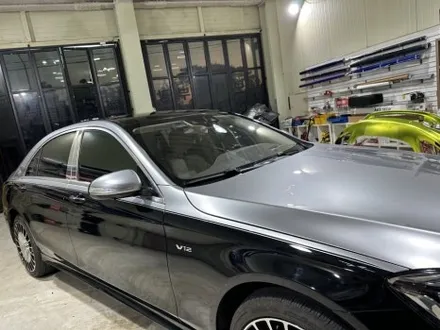 벤츠 S클래스 마이바흐룩 투톤 랩핑 시공 후기 / 인천 서구