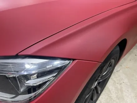 BMW 3시리즈 무광 랩핑 _ 에이버리 무광 가넷레드 / 인천 서구