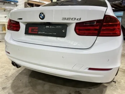 인천 BMW 320d 전체랩핑 – 에이버리 고광택 화이트 / 인천 서구