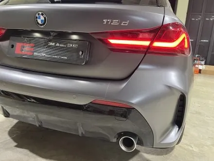 인천랩핑 아이캐칭 | BMW 118d 사틴 다크그레이 전체랩핑 시공 / 인천 서구