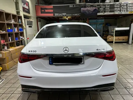 인천 벤츠랩핑_BENZ S클래스 에이버리 화이트유광 랩핑 시공후기 / 인천 서구, 부평, 부천
