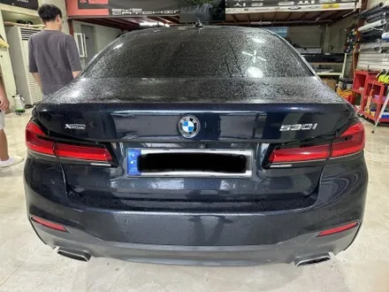 인천 벤츠랩핑_BMW 5시리즈 에이버리 사틴블랙 전체랩핑 시공후기 / 인천 서구, 부평, 부천