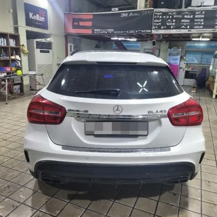 인천 자동차랩핑 아이캐칭_벤츠 GLA 45 AMG, 에이버리 사틴블랙 랩핑 시공후기 / 인천 서구, 부평, 부천