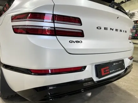 순정 이상의 존재감, 제네시스 GV80 사틴화이트펄 랩핑+크롬딜리트 시공 / 인천 서구
