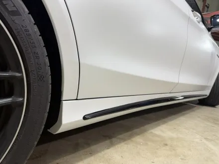 인천랩핑 벤츠 S63 AMG 전체랩핑 후기｜사틴화이트펄 + 크롬딜리트로 완성한 블랙앤화이트 / 인천 서구