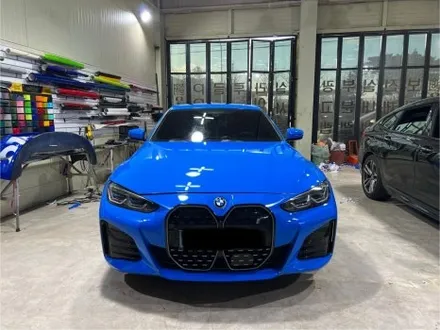 [인천랩핑] 도장 이상의 빛, BMW i4 인텐스블루 전체랩핑 / 인천 서구