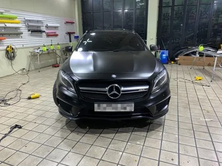 인천 자동차랩핑 아이캐칭_벤츠 GLA 45 AMG, 에이버리 사틴블랙 랩핑 시공후기 / 인천 서구, 부평, 부천