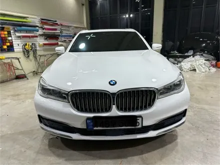 인천 벤츠랩핑_BMW 7시리즈, 비비드 유광화이트 고광택 랩핑 시공후기 / 인천 서구, 부평, 부천