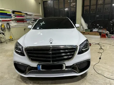 자동차랩핑 인천 아이캐칭_벤츠 S400, 에이버리 고광택 유광화이트 시공후기 / 인천 서구, 부평, 부천
